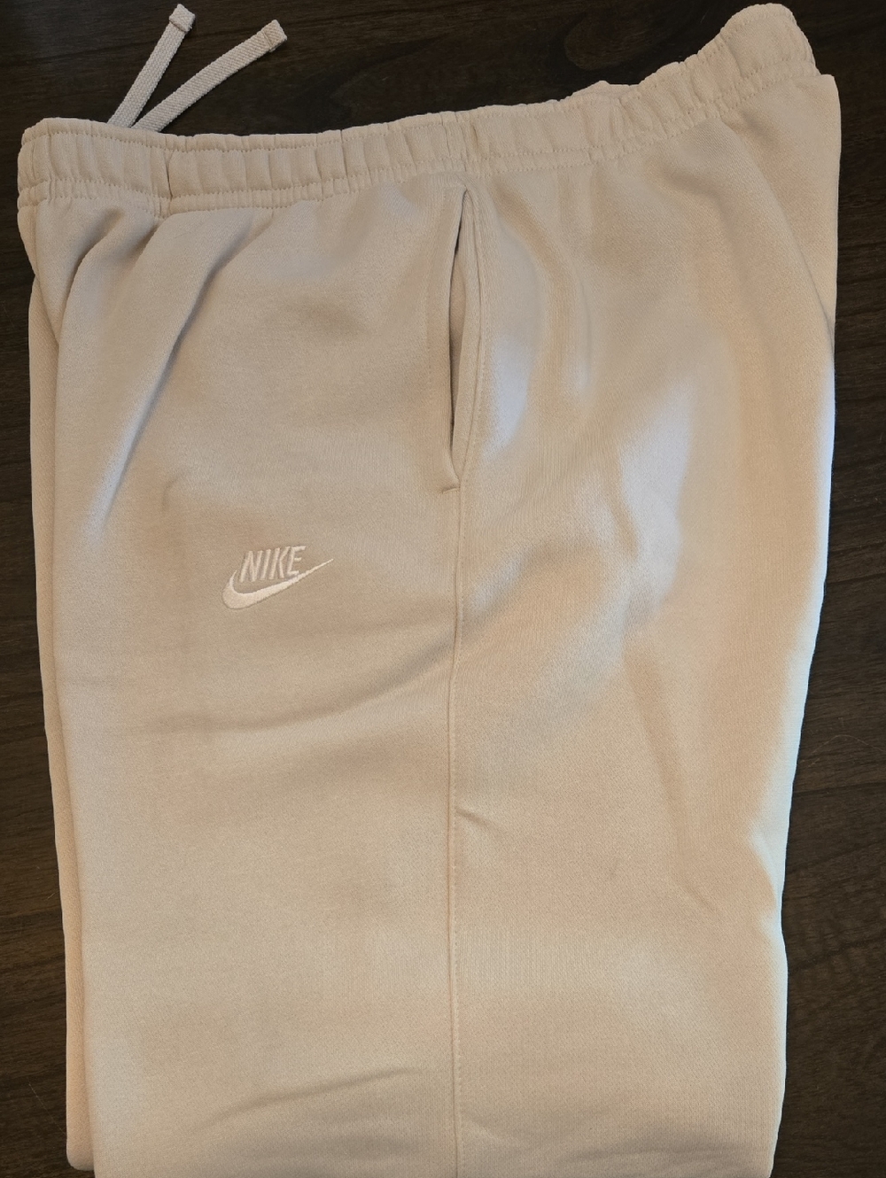 Nike MensCream/Tan Fleece Joggers